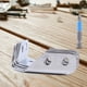 thumbnail image 4 of Brackets Triangulares Soporte Triangular Esquina 8/12 Piezas Acero Inoxidable Con Tornillos, 4 of 9
