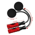 thumbnail image 5 of TureClos Jump Rope Adjustable Cordless Skipping Rope with 2 Bearing Weighted Ball for Training Fitness, Red, 5 of 10