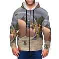 thumbnail image 6 of Lsque Pikmin for Mens Full-zip Hoodie, Zip-up Pullover Hooded Sweatshirt, Kangaroo Pocket Hoodie Ideal for Daily Wear, Travel, and Home-Large, 6 of 8