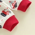 thumbnail image 5 of TOWED22 Infant Baby Boy Fall Clothes Set Funny Print Sweatshirt Pant Outfit Toddler Winter Clothes(Blazer,12-18 M), 5 of 7