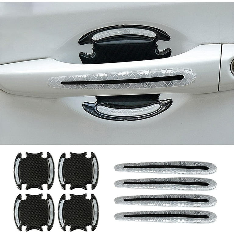 Carbon Fiber Texture Car Door Handle Cup Scratch Protection Film Reflective  Stickers Universal Adhesive Guards For Protection From Lkjiu01, $144.31