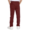 thumbnail image 3 of Sevevn Boys' High Elastic Waist Straight Leg Uniform Pants Lightweight Breathable For School Daily Travel Wear, 3 of 9