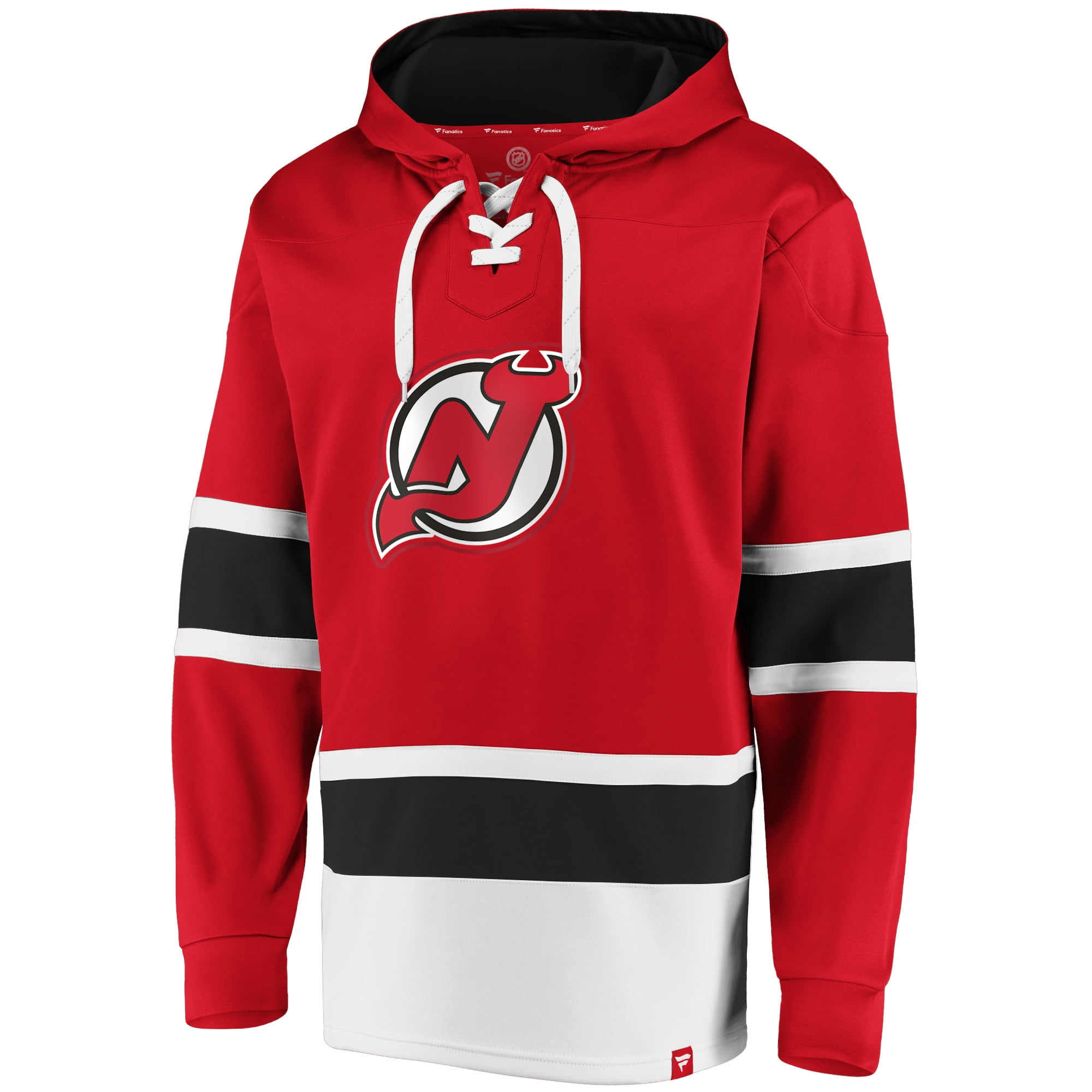 new jersey devils lace up hoodie