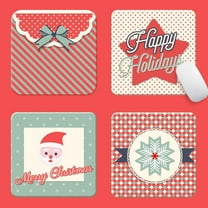 Lwlmwt Christmas Decorations,Dual-Sided Multifunctional Desk Pad, Waterproofing Desk Blotter Protector, Leather Desk Wrting Mat Mouse Pad,Christmas Gifts