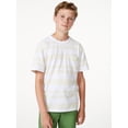 thumbnail image 4 of Free Assembly Boys Short Sleeve Stripe Tee, 2-Pack, Sizes 4-18, 4 of 7