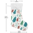 thumbnail image 2 of SKYSONIC Christmas Stocking Personalized Christmas Large Candy Stocking Hanging Gift Xmas Stockings Decoration 2 PCS for Family Holiday Party Ornaments Decor Fireplace, 2 of 7