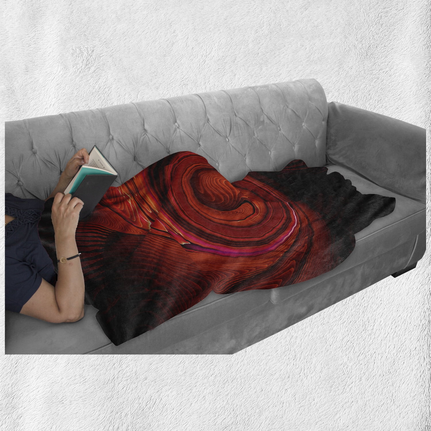 70 x 90 Ambesonne Spires Soft Flannel Fleece Throw Blanket Cozy Plush for Indoor and Outdoor Use Red Spooky Spiral Form in Darkness with Digital Effects Perplexed Dreamy Place Image Print 70 x 90 Ambesonne Spires Soft Flannel Fleece Throw Blanket Cozy Plush for Indoor and Outdoor Use Red Spooky Spiral Form in Darkness with Digital Effects Perplexed Dreamy Place Image Print