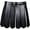 black, variant on Jiibva Men's Gladiator Costume PU Leather Gladiator Kilt Skirt Punk Style Skirt Belt