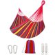 thumbnail image 2 of Fiudx Hamaca de Jardín, Cómoda Cama Colgante de Tela, Diseño Robusto Que Soporta Hasta 300 Kg, Incluye Bolsa de Viaje Portátil, Ideal para Relajarse Al Aire Libre, Ideal para Amantes de La Naturaleza, 2 of 4
