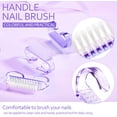 thumbnail image 3 of Flexible Plastic Bristles Handle Grip Nail Brush, Vibrant Colors Add Joy To Your Cleaning Routine, Ergonomic Design Ensures A Comfortable Grip, 4 Pieces, 3 of 5