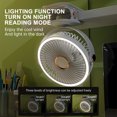 thumbnail image 5 of Portable Fan VibHome Handheld Fans 2025 Desktop Clip-on Handheld Small Fans Student Outdoor Night Light Supplementary Light Clip Fans Usb Charging Model, 5 of 8