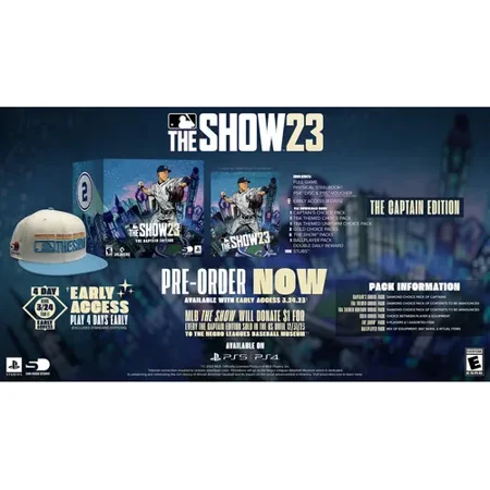 MLB The Show 23: The Captain Edition for PlayStation4 with PlayStation 5 Entitle