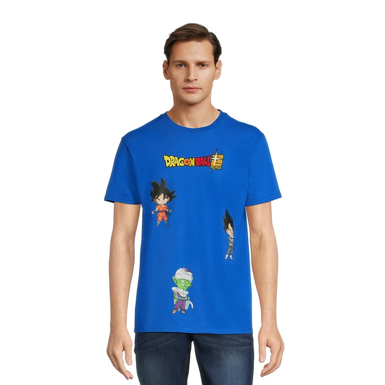☆送料・関税込☆SATUR★Blue Dragon Balloon Graphic T-Shirt★ Dragon Ball Z Men's & Big Men's Graphic Tees, 2-Pack, Sizes