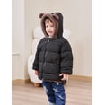 thumbnail image 7 of Aideaone Baby Toddler Winter Fleece Coat Boys Girls Cute Bear Ear Hooded Jackets with Pockets 6M-5T, 7 of 7