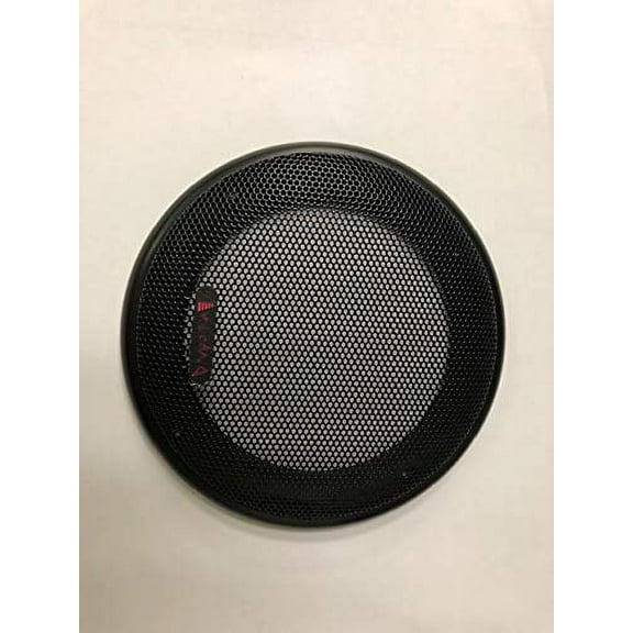 4" Speaker Grill with Metal MESH and Plastic Ring Black Overall Diameter 5-3/8" (1 Pair)
