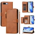 thumbnail image 3 of Funda para iPhone 8 Plus/7 Plus/6 Plus Cartera de Mano con Cremallera y Correa Cruzada Desmontable, 3 of 5