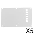 thumbnail image 1 of 5xPickugard Baoblaze Tremolo Cavity Cover Placa Trasera Para Guitarras Eléctricas ST SQ Blanco 5 piezas, 1 of 8