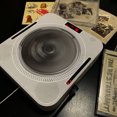 thumbnail image 2 of YHS-08C Portable CD Player Wall Mountable CD Music Player Bluetooth Remote Control HiFi Speaker with USB 3.5mm LED Screen, 2 of 9