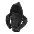 thumbnail image 4 of Funda protectora para pomo de cambio de marchas de coche, divertida sudadera con capucha, accesorios interiores universales Negro, 4 of 9