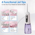 thumbnail image 5 of Hooyapik 300ml Large Capacity Home Oral Irrigator 9 Modes Water Flosser with Adjustable Pressure For Gum Care/Breath Remover/Dentures, 5 of 9