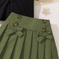 thumbnail image 4 of Hiijoy Big Girls Outfits Elegant Short Sleeve Shirt Pleated Skirt Set, Sizes 10-11Y, 4 of 7