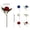 Multicolor1, variant on 11In Eternal Artificial Chrysanthemum Flowers, Fake Mums for Memorial Day 4Th of July Patriotic Home Decor, Silk Floral for Indoor Table Centerpiece, 3Pcs (Multicolor1)