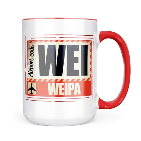 

Neonblond Airportcode WEI Weipa Mug gift for Coffee Tea lovers