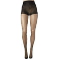 thumbnail image 3 of Hanes Women's Silk Reflections Silky Control Top Reinforced Toe Pantyhose, 6 pairs, 3 of 5