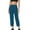 Dark Blue, variant on Pull On Dress Pants Women Petite,High Waisted Straight Leg Work Pants Business Office Trousers with Pockets Slacks