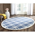thumbnail image 2 of SAFAVIEH Cambridge Kierra Geometric Wool Area Rug, Navy/Ivory, 2' x 3', 2 of 9