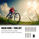 thumbnail image 4 of 2/6/12 Uds. Núcleos de válvula Presta de latón de repuesto + removedor para bicicleta de montaña y carretera para aplicación de neumáticos de bicicleta, 4 of 7
