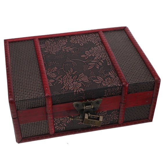 GOOHOCHY  Organizer Large Jewelry Storage Antique Wooden Box