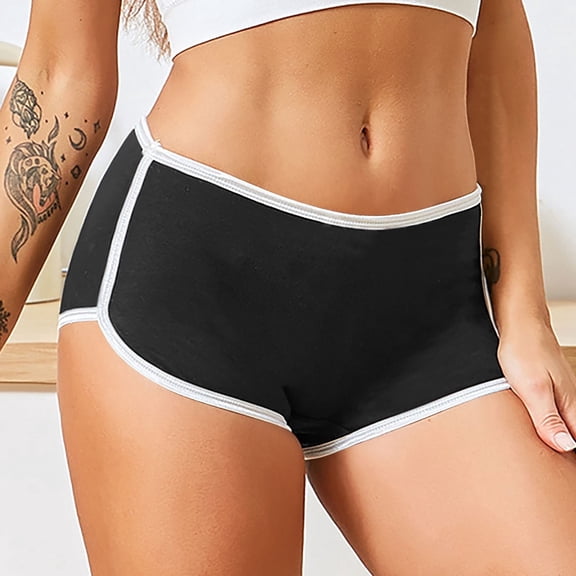 JUSLIO Ladies Underwear Cotton Trunks Breathable Soft Comfortable Sports Panties L