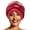 Red, variant on Sparkling Rhinestones Decors Turban Hat Velvet Headscarf Hat With Crossed Forehead Design For Skin Comfort Chemo Headwear
