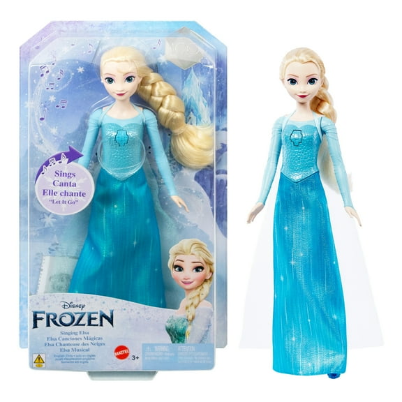 Disney Frozen Singing Elsa Doll, Sings Clip of “Let It Go” from Disney Movie Frozen