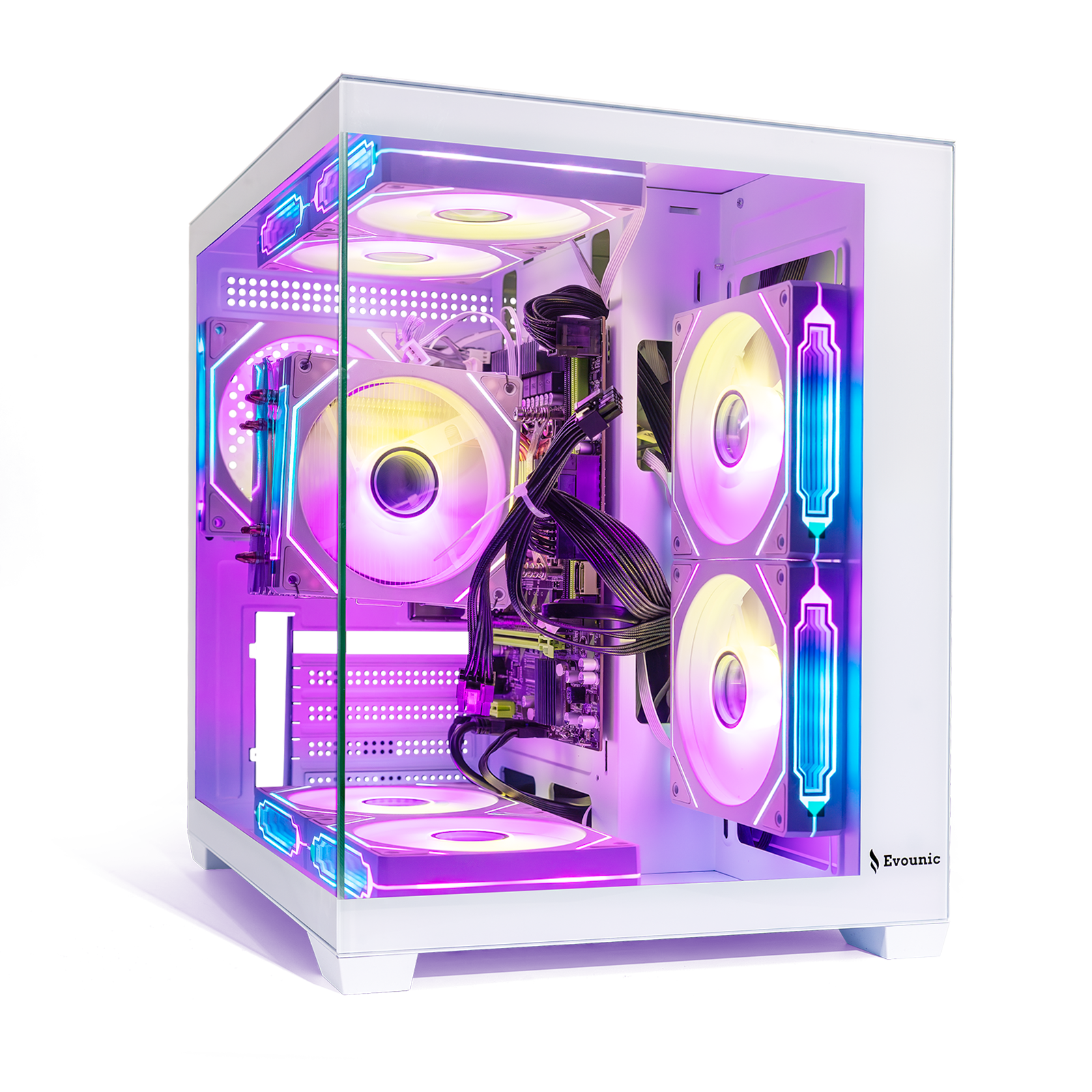High-Performance Gaming PC Computer Desktop – AMD Ryzen 5 5500, GTX 1080 Ti, 16GB RAM, 1TB SSD, 650W Power Supply, WiFi6, BT 5.4, Win 11