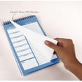 thumbnail image 5 of Inkdotpot To Do List Notepad 6 X 9 Paper Stationery, Weekly To Do List - Blue Spiral Notepad Daily Checklist- Motivational Organizer Planner List Pad- Notepad Tear Off (50 Sheets), 5 of 5