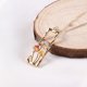 thumbnail image 3 of Collar de cadena de clavícula con forma de hongo YONGSHENG colgante de oro para mujeres y niñas, 3 of 5