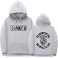 thumbnail image 1 of Sons Of Anarchy Samcro Sweat à Capuche Imprimé Double Face Chemise Haut, 1 of 2