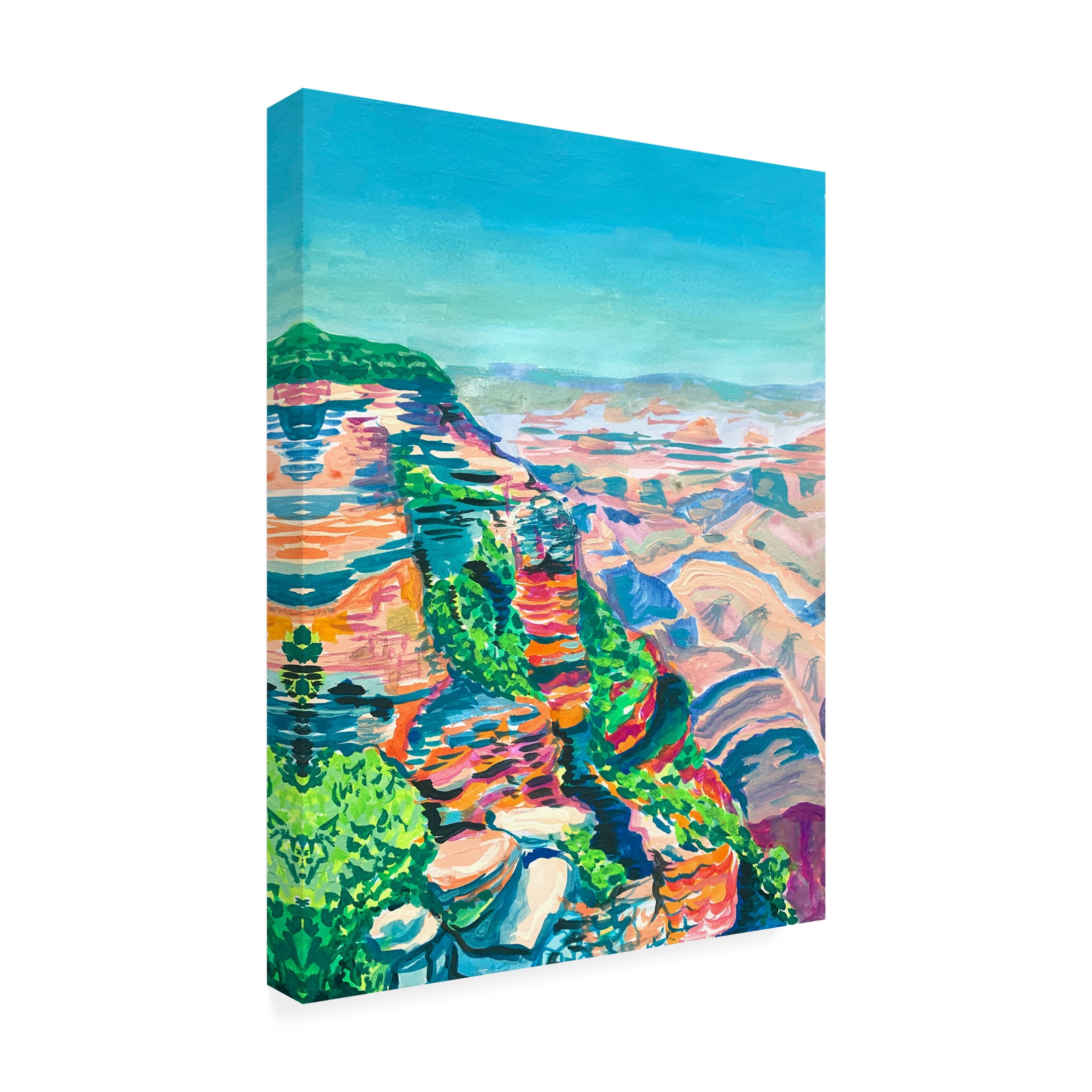 Trademark Fine Art Key and Sea Grand Canyon Canvas Wall Art