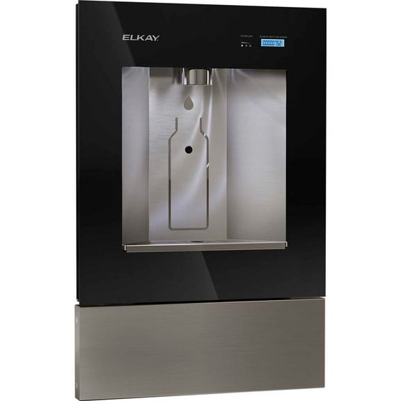 Elkay LBWD00BKC ezH2O Liv Built-in Filtered Water Dispenser, Non-refrigerated, Midnight