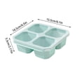 thumbnail image 2 of ReTeiv Récipient à Collation, 4 Compartiments, Boîte à Lunch Réutilisable pour Préparation de Repas pour Adultes, Tout-Petits, 2 of 2