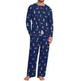 thumbnail image 5 of MINTREUS Couple Christmas Pajama Sets Soft PJs Sets for Couples/Women/Men Matching Sleepwear with Pockets, 5 of 6