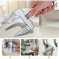thumbnail image 5 of Aluminum Alloy Adjustable Wrench for Plumbing and DIY Repairs, 6-68mm Bathroom Nut Tool, 5 of 5