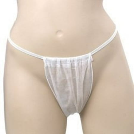 Bimini Spa - Intrinsics Disposable White Bikinis for Disposable Sunless Spray Tan / Waxing / Spa Treatment Bikini...
