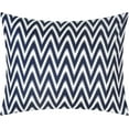 thumbnail image 6 of Chic Home  Pinch Pleated Design Reversible Chevron Pattern Comforter Set with Sheets, Window Treatments & Decorative Pillows - Navy - Queen - 20 Piece, 6 of 8