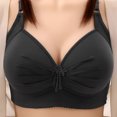 thumbnail image 2 of Yyeselk Push Up Bras for Women Plus Size No Underwire Comfort Bra Wirefree Support Lift Breathable Bra Full Coverage Everyday Bras Black XXXXL, 2 of 9