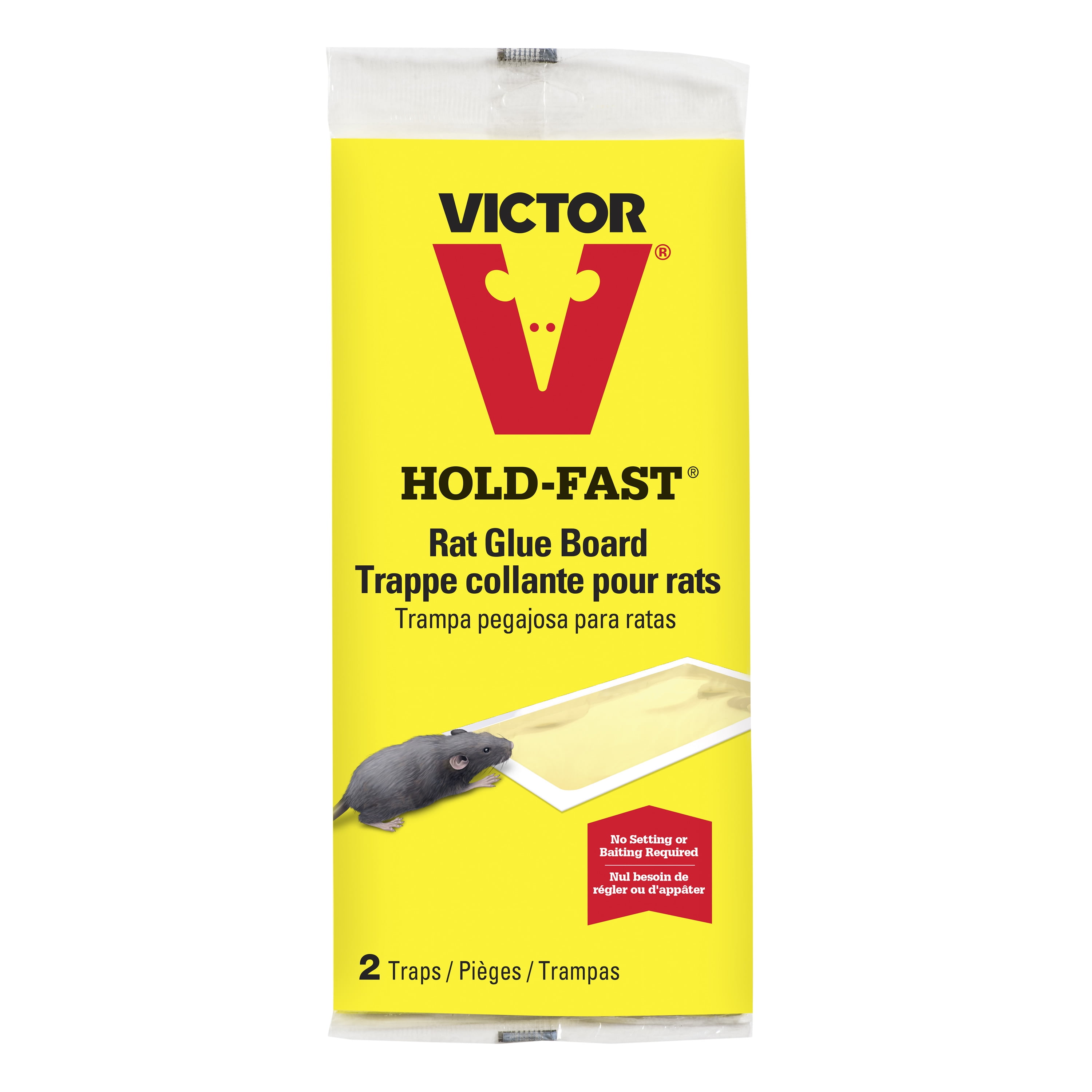 Victor Hold-Fast Disposable Mouse Glue Traps - 2pk