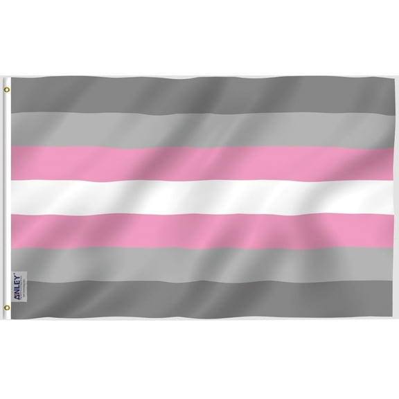 Anley Fly Breeze 3x5 foot Demigirl Pride Flag - LGBT Flags Polyester