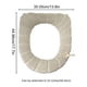 thumbnail image 4 of Toilet Seat Cover Washable Cloth Stretchable Warmer Soft Thicker Foldable Portable for Bedroom, Washable Cloth Toilet Seat Cover, Soft Warmer Thicker Stretchable Design, for Dorm, High, 4 of 5